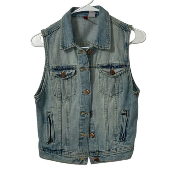 H&M Blue Jeans Denim Vest(Size 8) - Picture 1 of 8